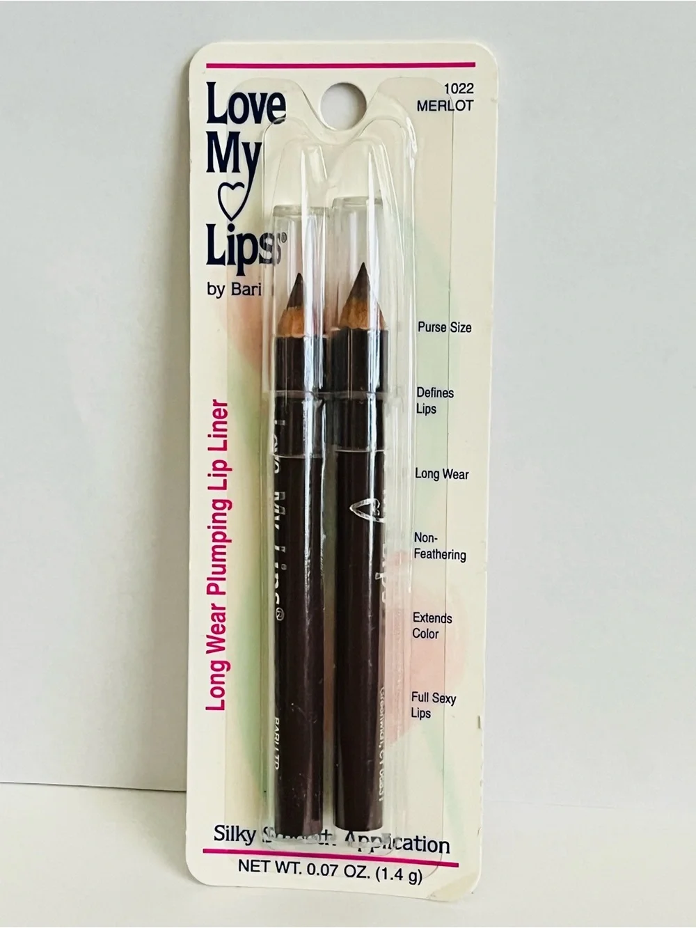 Love My Lips by Bari Long Wearing Plumping Lip Liner Pencil Merlot 1022
